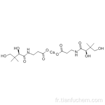 D - (+) - Sel de calcium acide pantothénique CAS 137-08-6